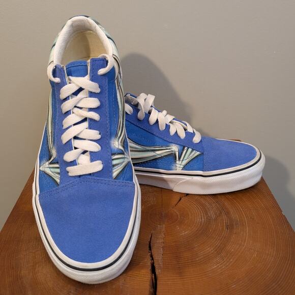 Vans Old Skool Blue Airbrush Limited Edition Skate Shoes Classic - Size 5.5M7W main image 5